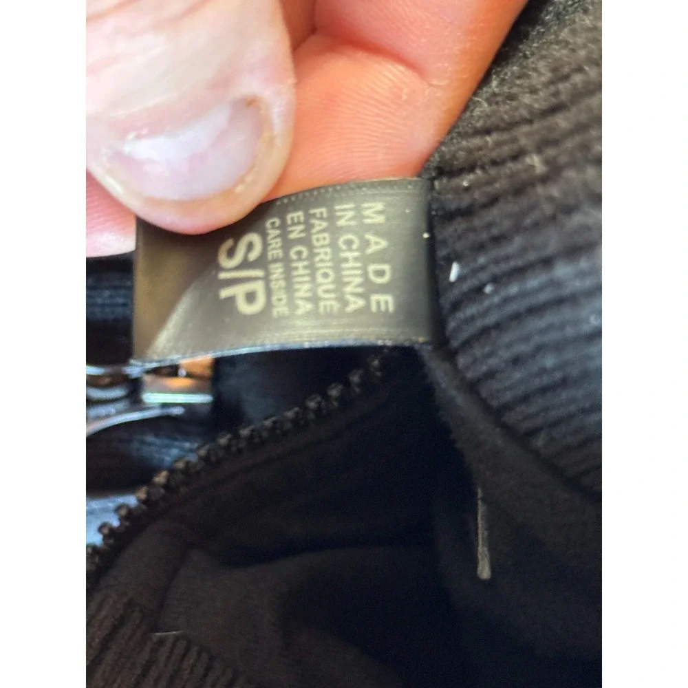 Marmot Motto Jacket Small Mens Full Zip Black‎ Padded Elbows Shoulders Full Zip